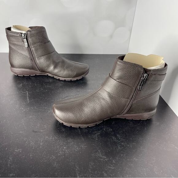 EASY SPIRIT Women’s Aurelia Booties Dark Brown Sz 5.5 - Picture 4 of 7